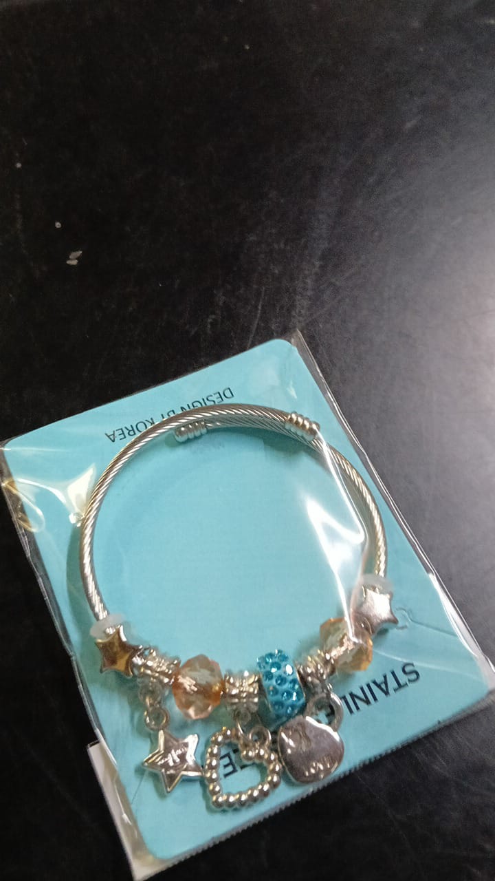 Lady Silm Chain Kundan Braclet 1Pc