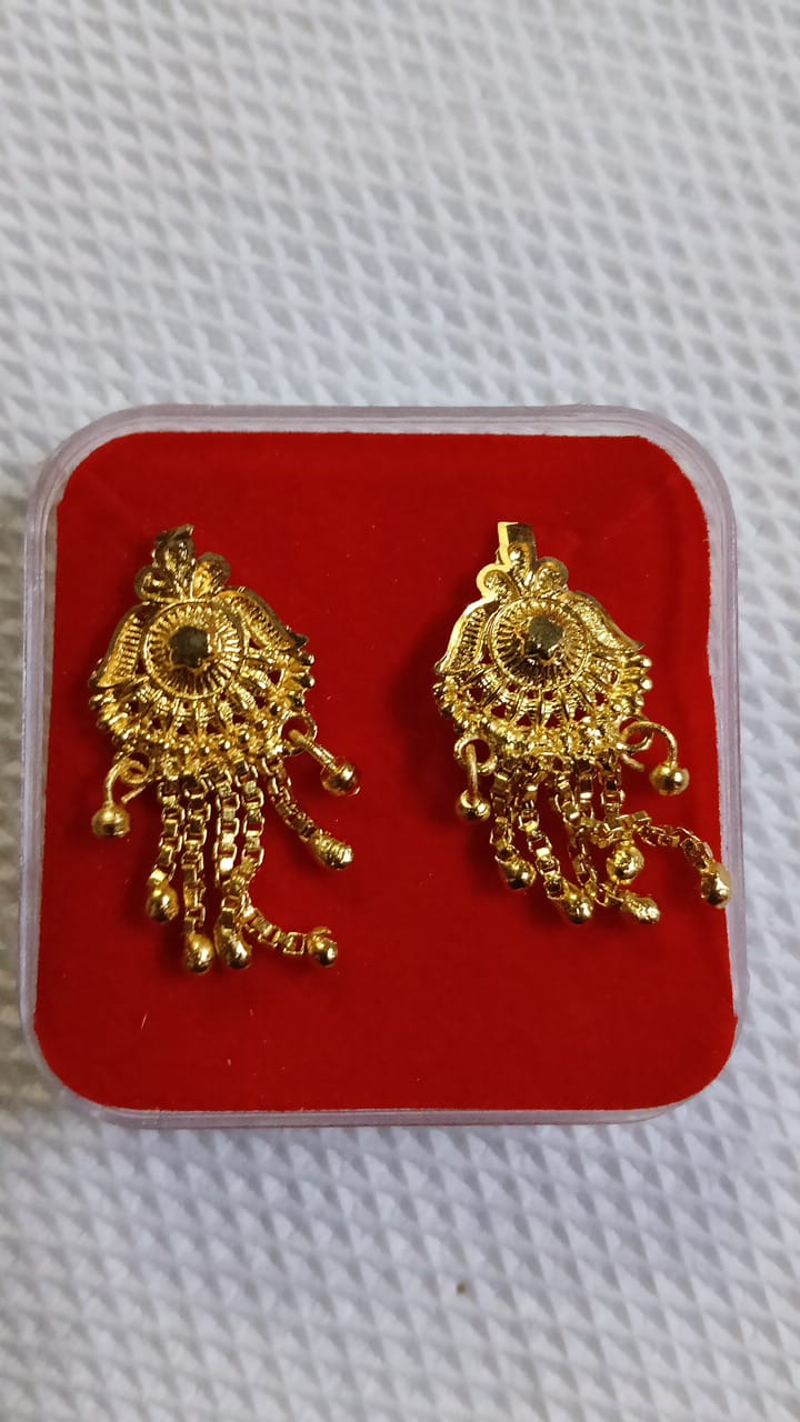 Lady Fancy Gold Ear Top Multi Designs
