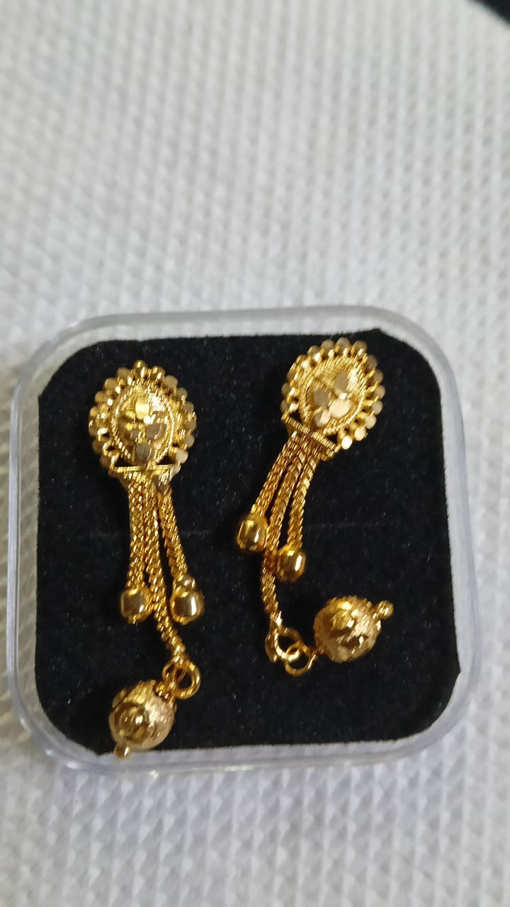 Lady Fancy Gold Ear Top Multi Designs