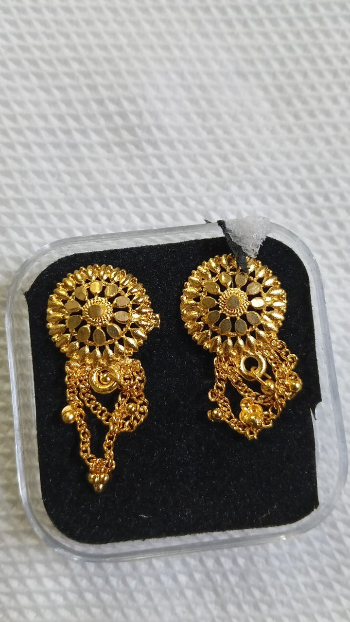 Lady Fancy Gold Ear Top Multi Designs