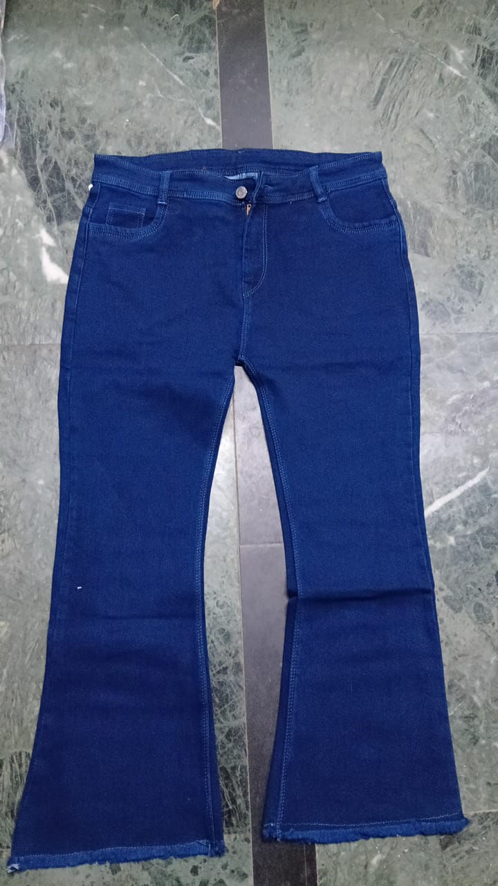 Women Denim Fancy Boot Cut Jeans