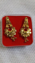 Lady Fancy Gold Ear Top Glossy Finish