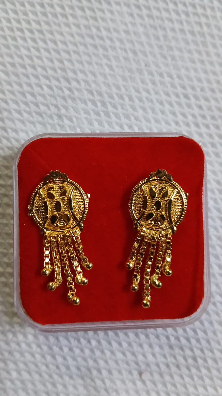 Lady Fancy Gold Ear Top Multi Designs