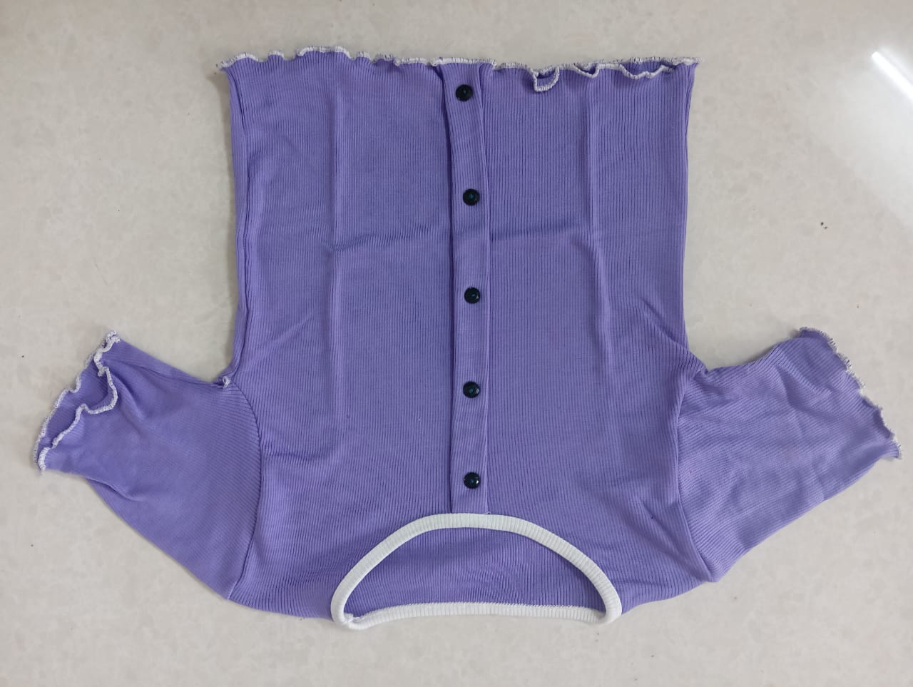 Womens T Shirt CROP TOP Buttons