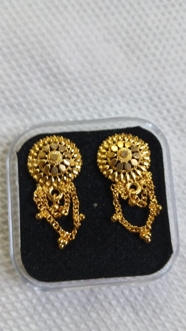 Lady Fancy Gold Ear Top Multi Designs