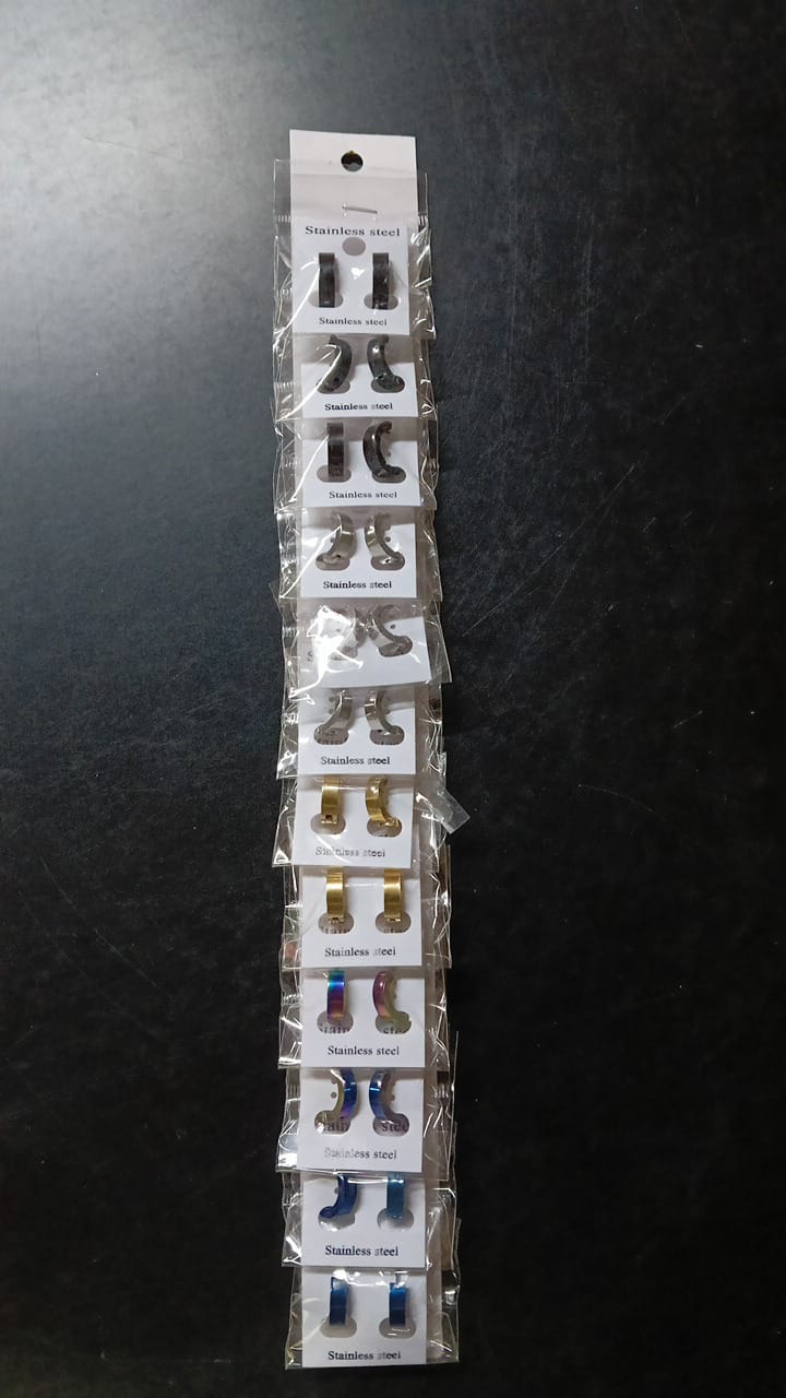 Fancy Ear Ring For He & She 1 PAIR