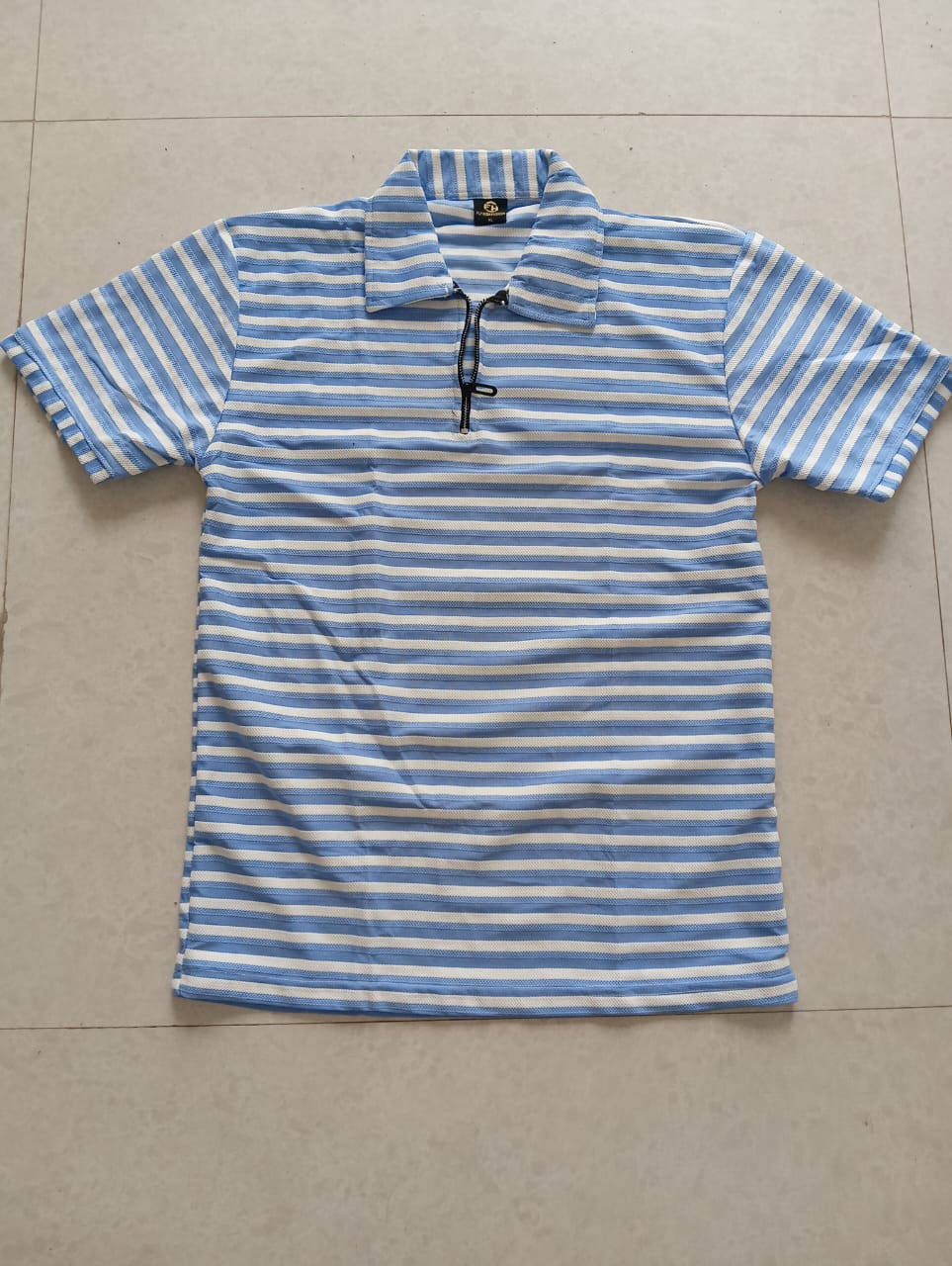 Mens Half Kollar T Shirts HF Lining