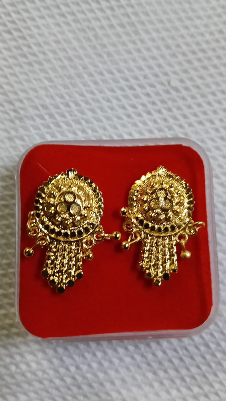 Lady Fancy Gold Ear Top Multi Designs