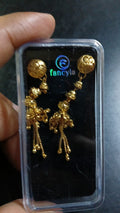 Lady Fancy Gold Ear Long Tops