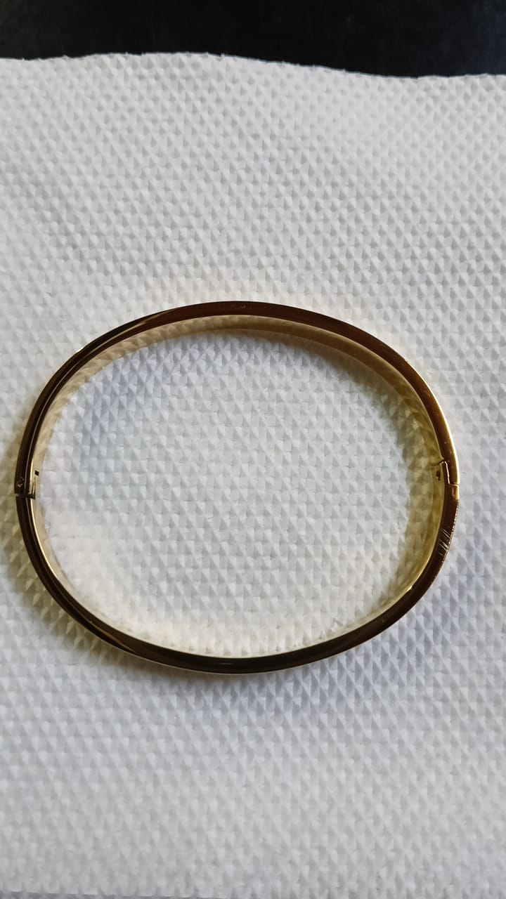 Hand Gold Kada Bracelete for He & She