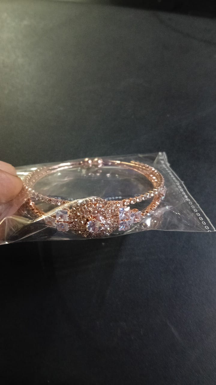 Lady Fancy Wide Diamond Braclet