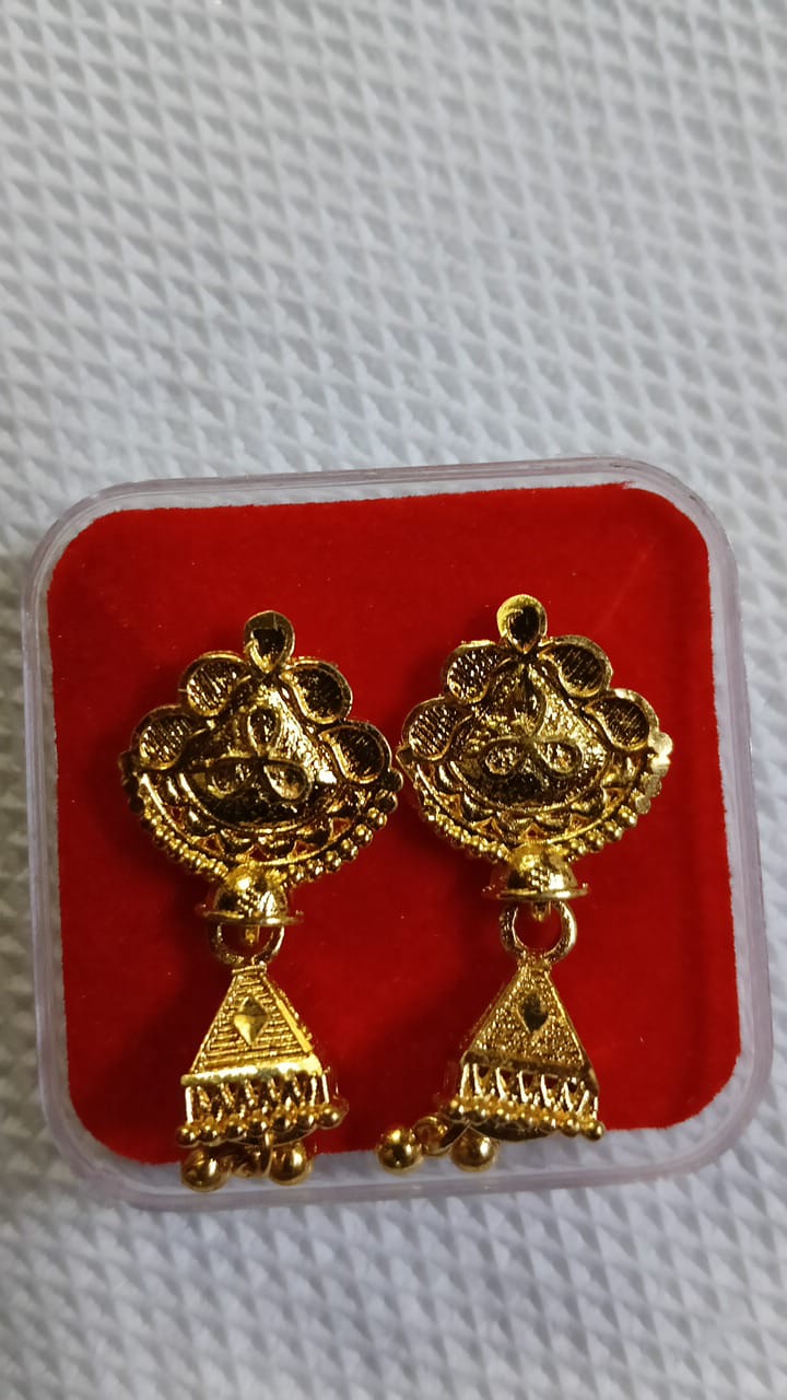 Lady Fancy Gold Ear Top Multi Designs