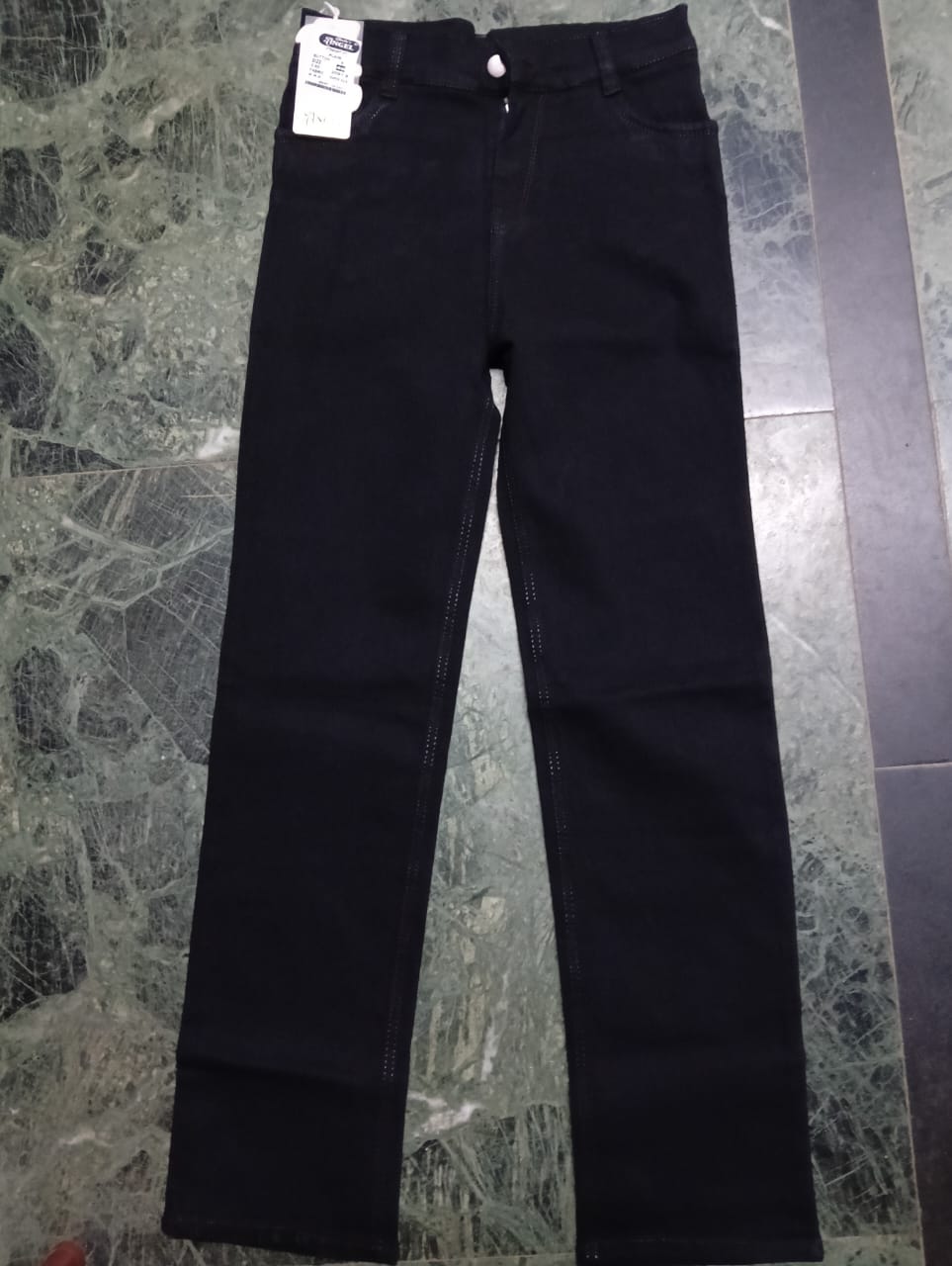 Kids Boy Regular Plain Jeans