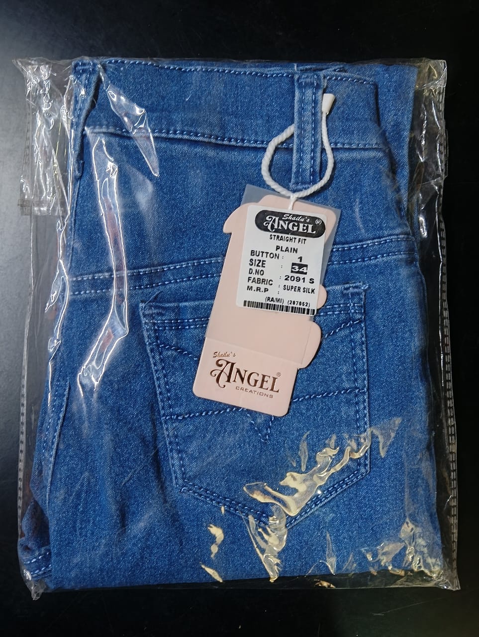 Kids Girl Regular Plain Jeans