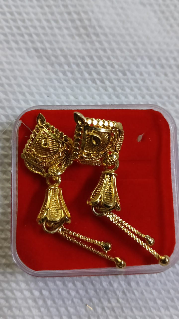 Lady Fancy Gold Ear Top Multi Designs