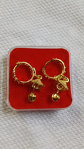 Lady Fancy Gold Ear Top Glossy Finish