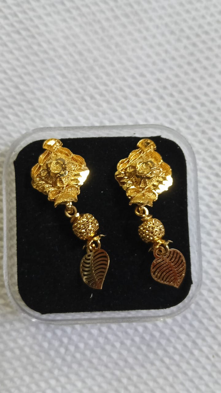 Lady Fancy Gold Ear Top Multi Designs