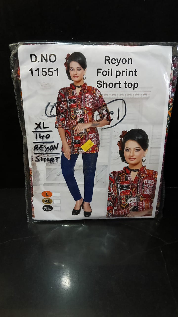 Women Short Kurti -WSK9