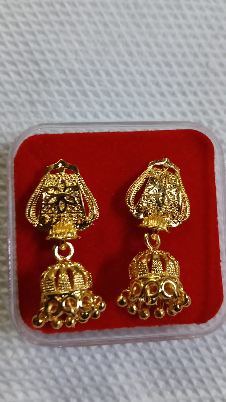 Lady Fancy Gold Ear Top Multi Designs
