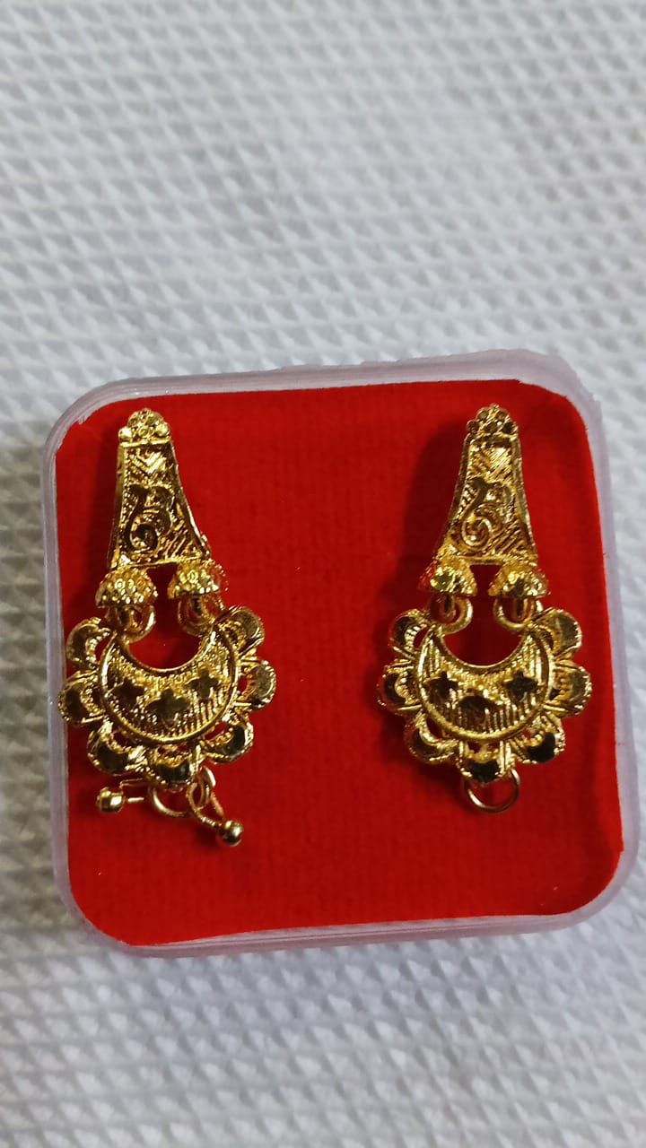 Lady Fancy Gold Ear Top Multi Designs