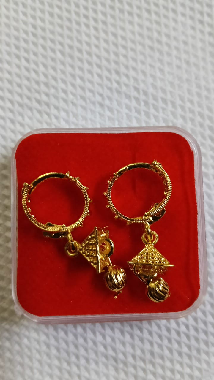 Lady Fancy Gold Ear Top Multi Designs