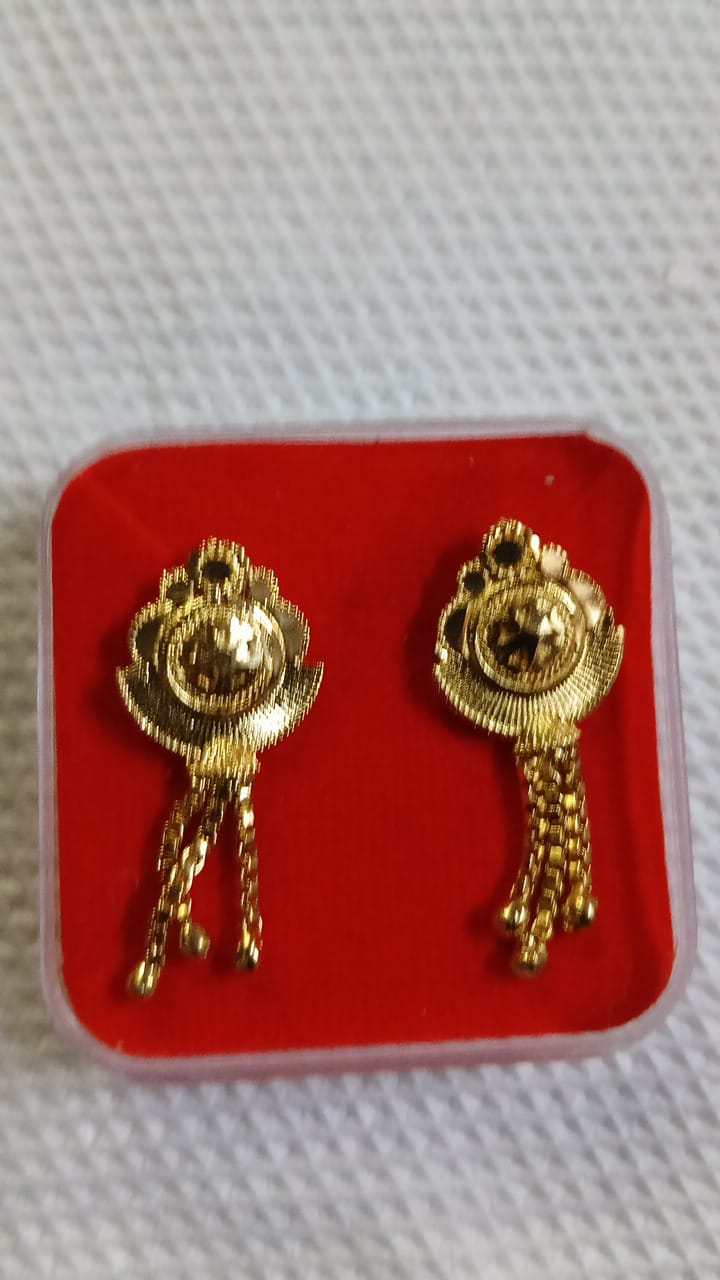 Lady Fancy Gold Ear Top Multi Designs