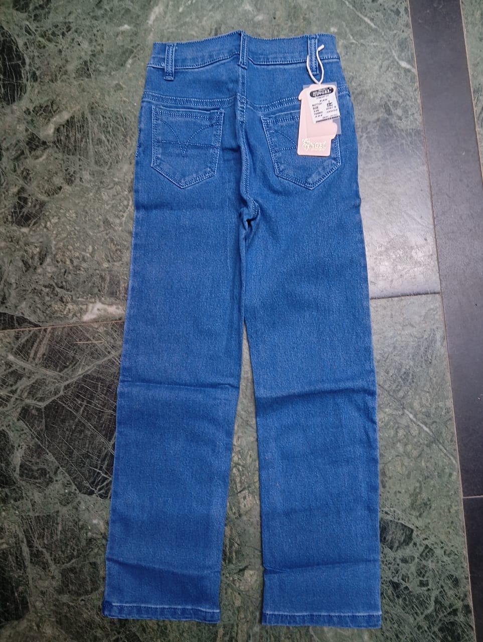 Kids Girl Regular Plain Jeans