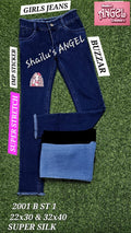 Women Denim Jeans 3 Button Buzzers