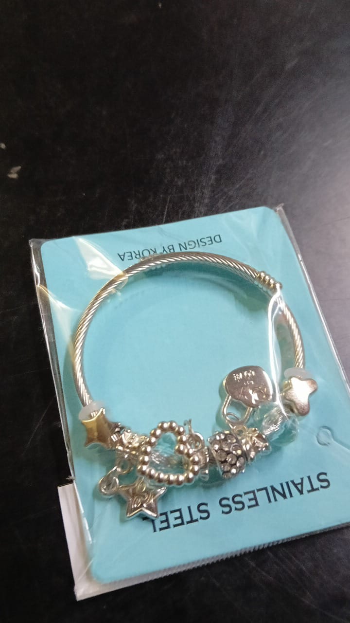 Lady Silm Chain Kundan Braclet 1Pc