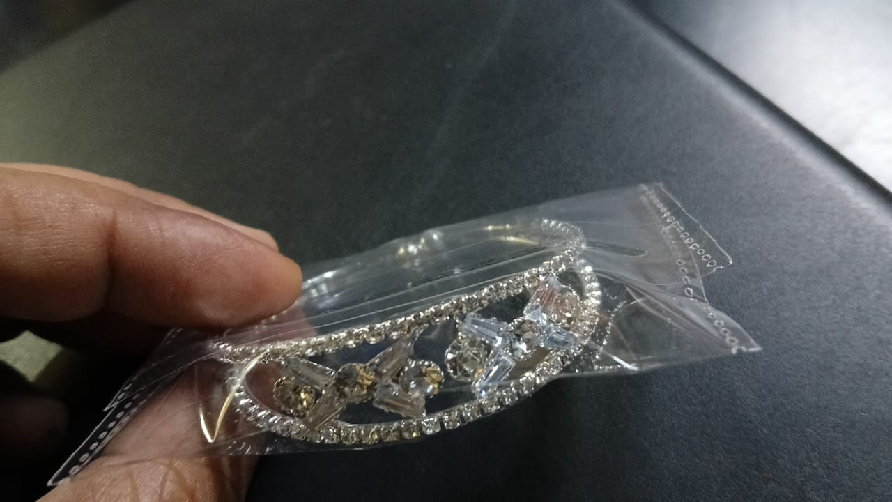 Lady Fancy Wide Diamond Braclet