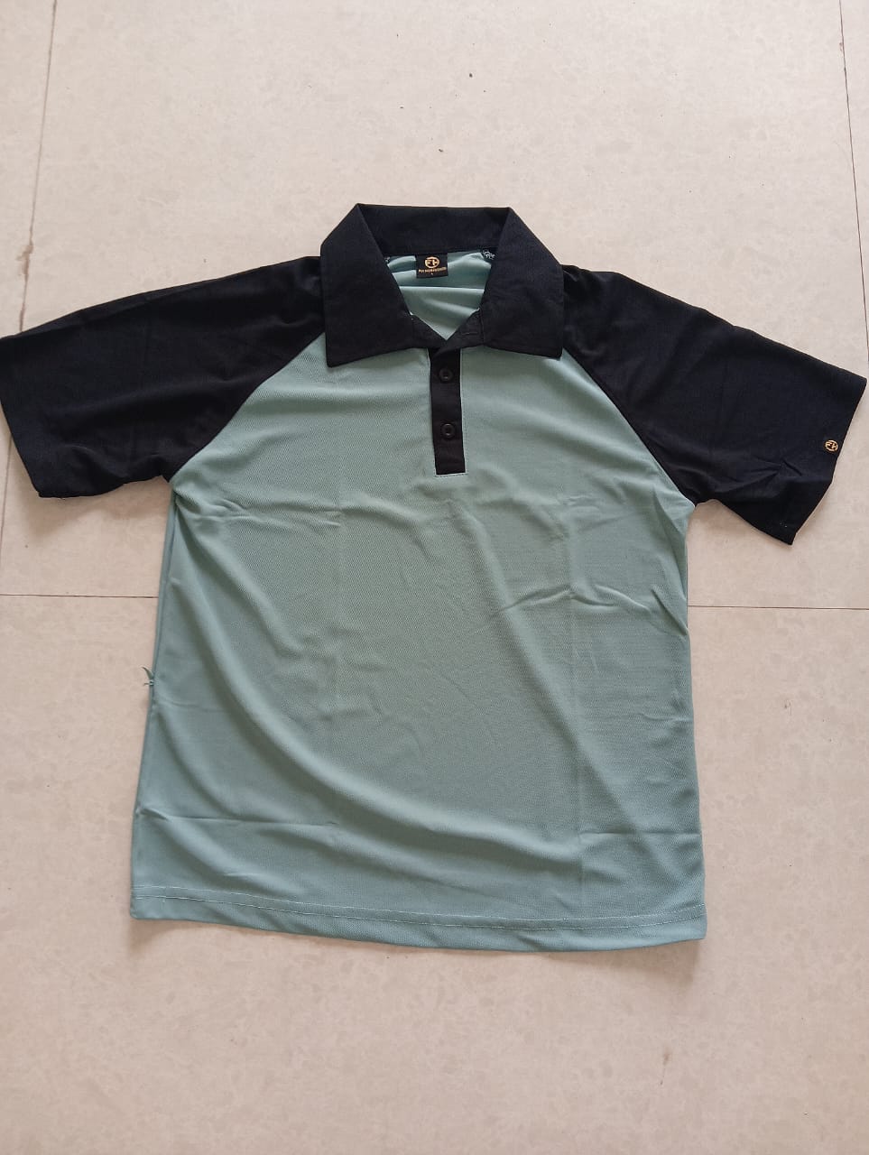 Mens Half Kollar T Shirts HF Color Shoulder