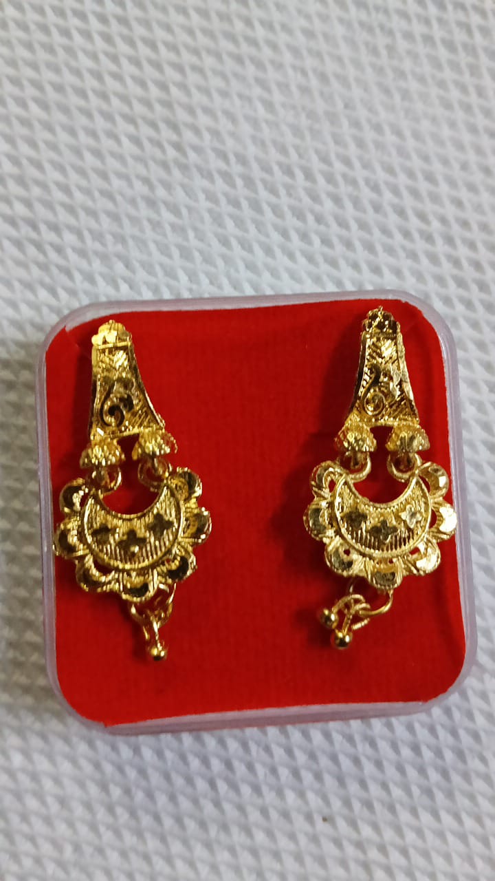 Lady Fancy Gold Ear Top Multi Designs