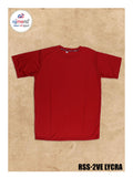 Mens Lycra Round Neck Half T Shirt