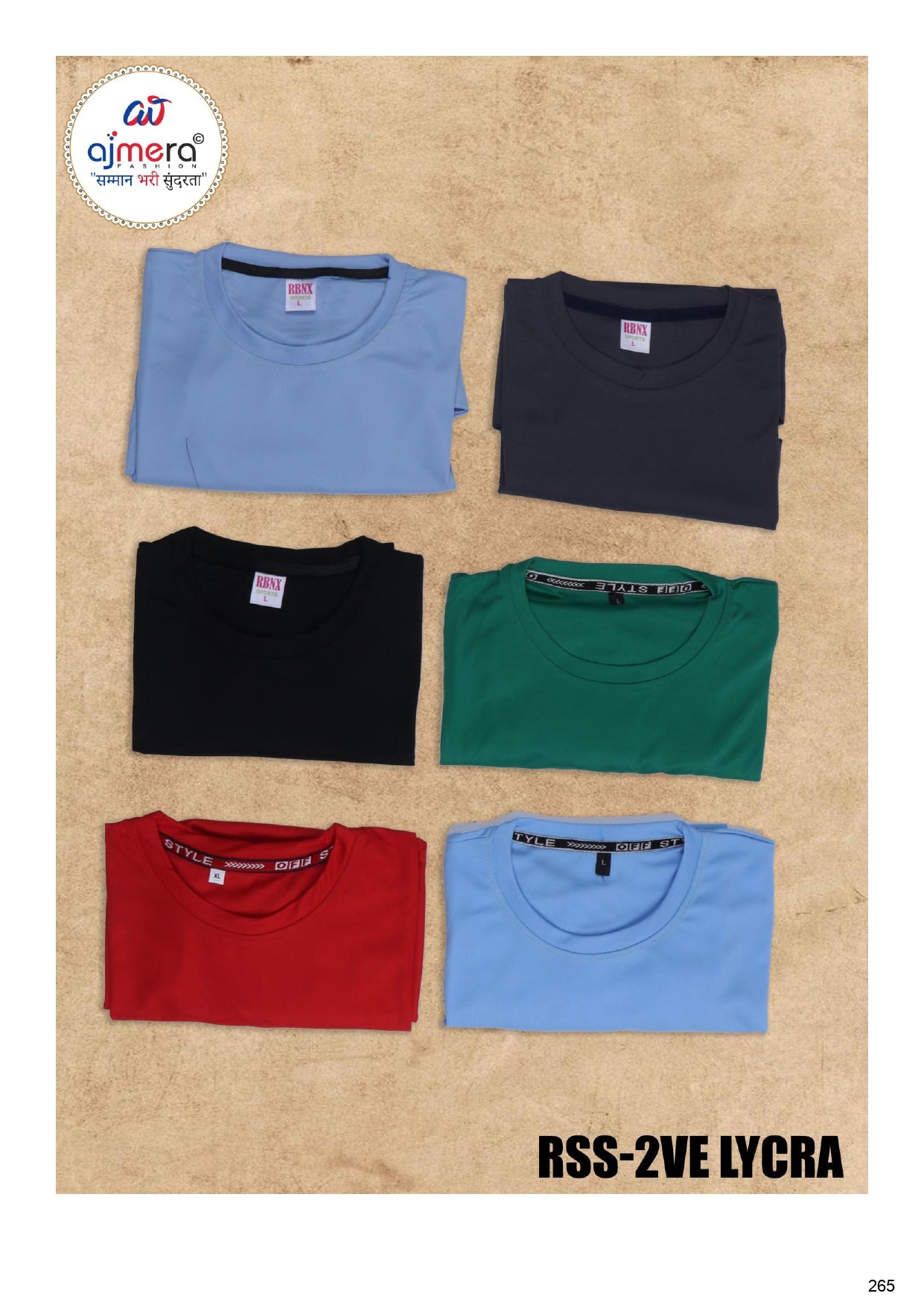 Mens Lycra Round Neck Half T Shirt