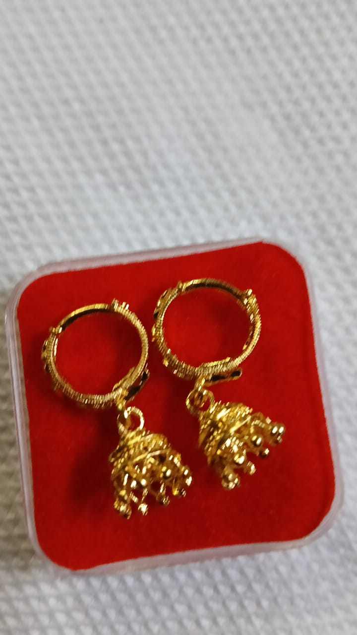 Lady Fancy Gold Ear Top Multi Designs