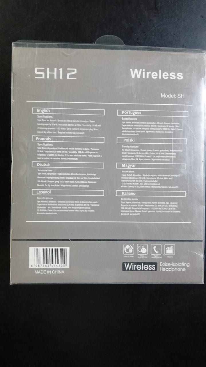 Head Phone Bluetooth for He & She