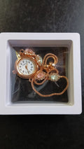 Lady Fancy Chain Slim Gold Watch Bacelet Light Diamonds