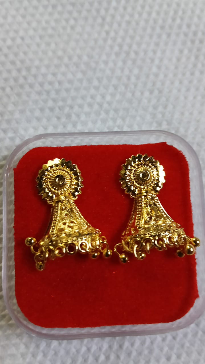 Lady Fancy Gold Ear Top Multi Designs