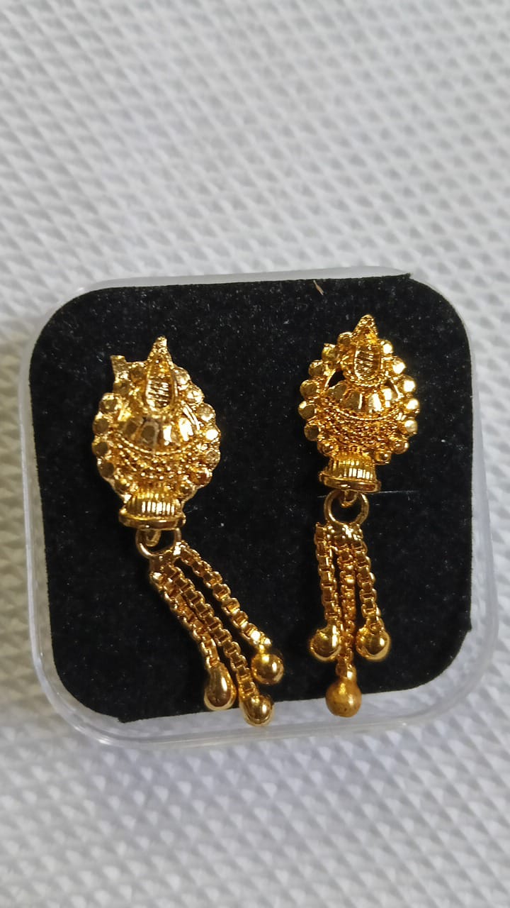 Lady Fancy Gold Ear Top Multi Designs