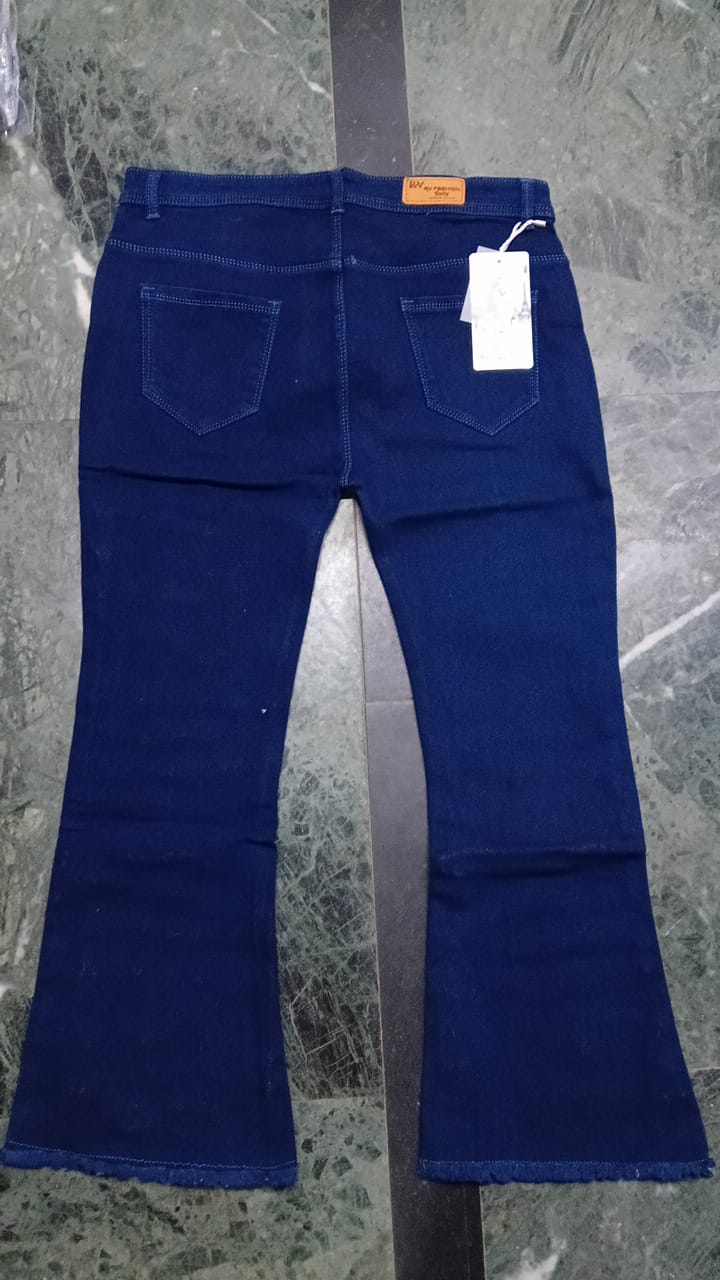 Women Denim Fancy Boot Cut Jeans