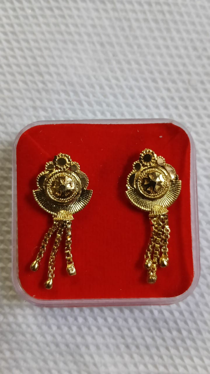 Lady Fancy Gold Ear Top Multi Designs