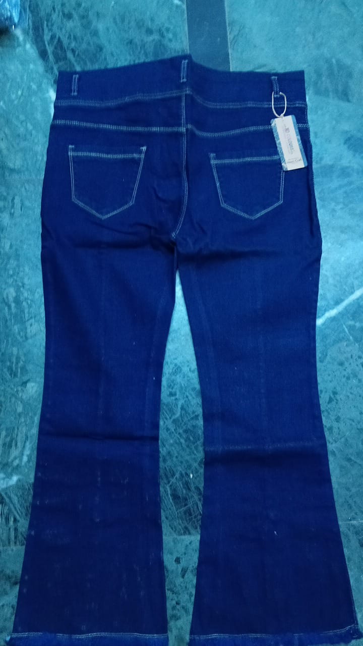 Women Denim Silky Fancy Boot Cut Jeans