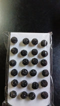 Lady Fancy Black Color Ear Pearl Large
