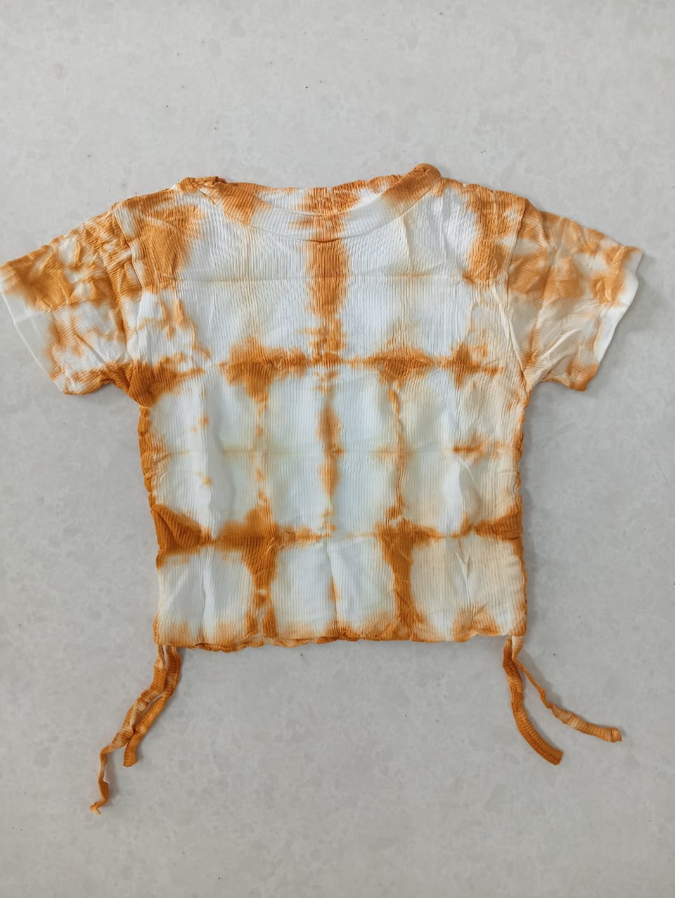 Womens T Shirt CROP TOP Shades Belt