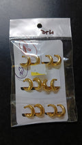 Fancy Gold Ear Ring For He & She 1 PAIR
