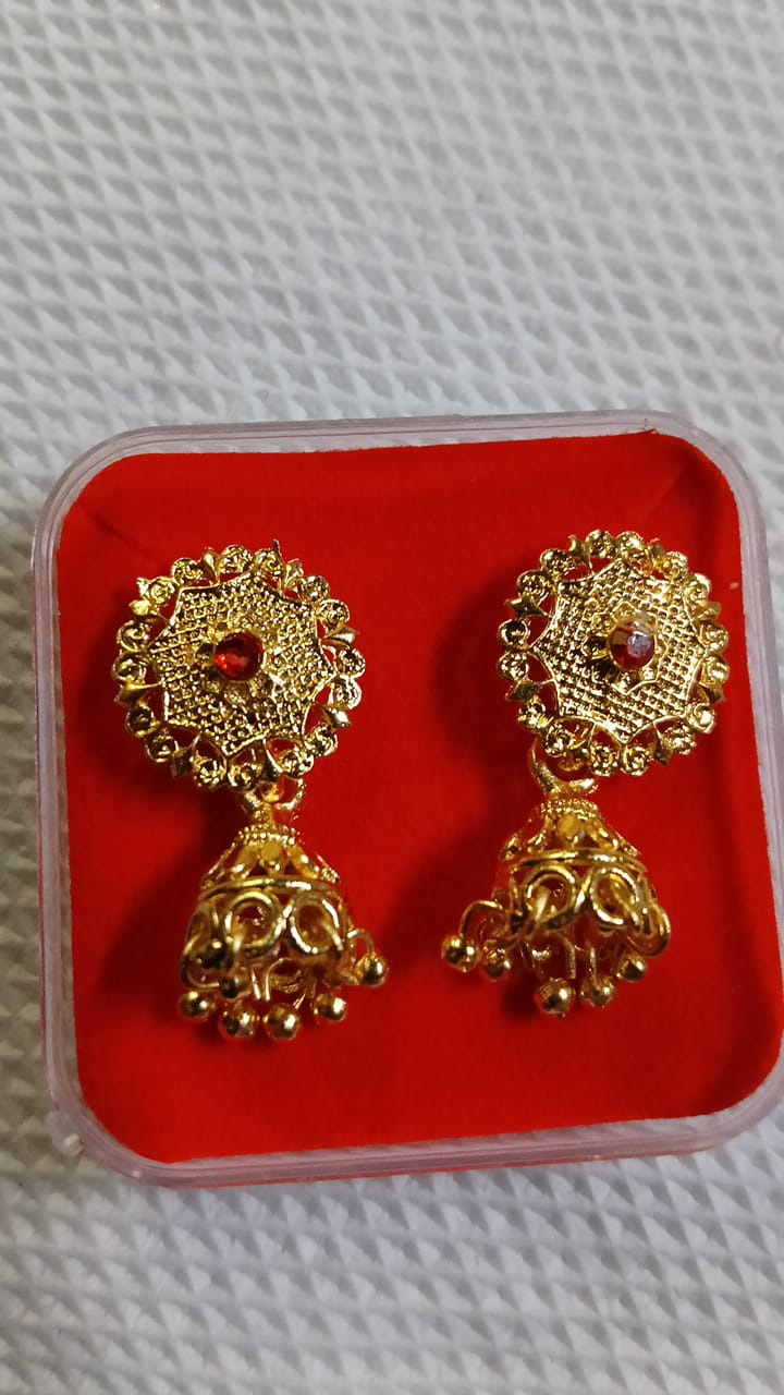 Lady Fancy Gold Ear Top Multi Designs