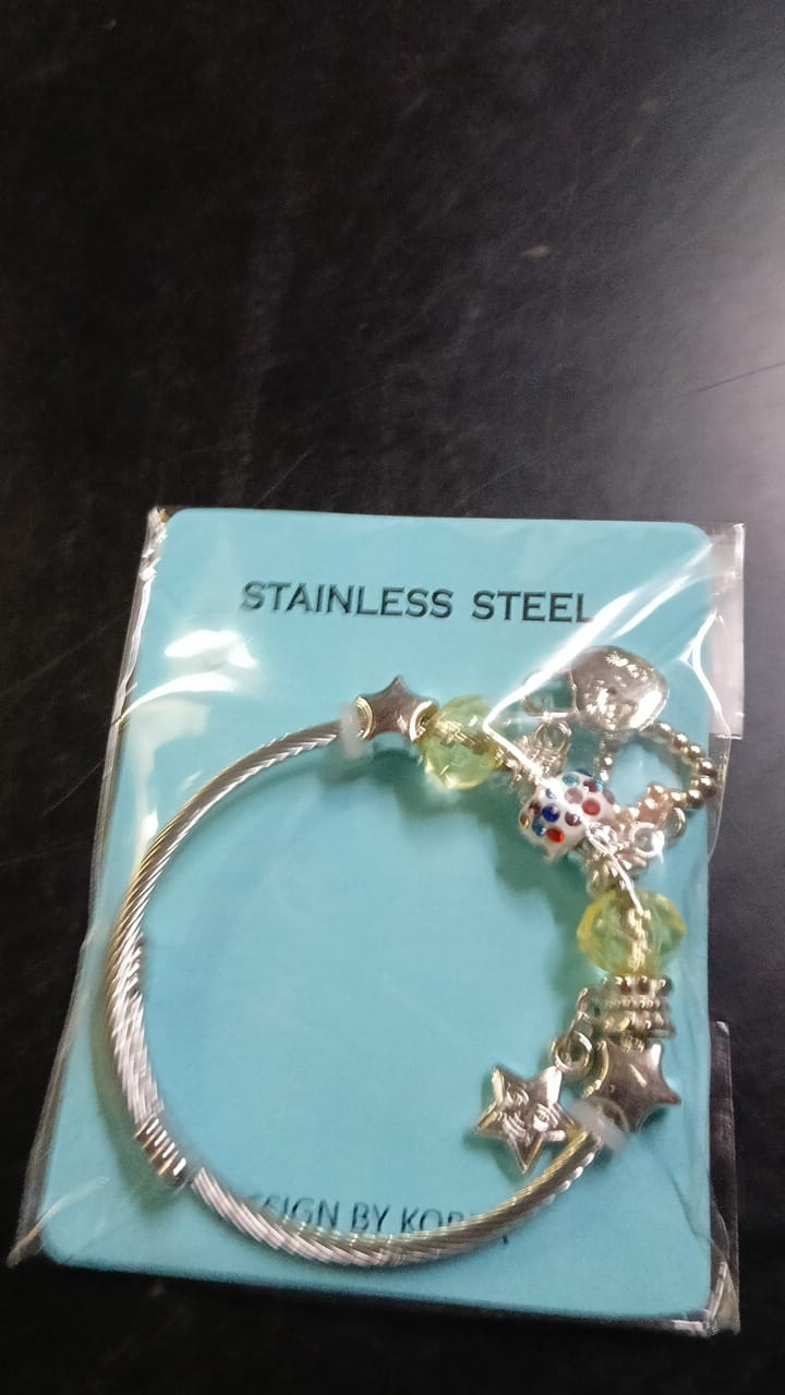 Lady Silm Chain Kundan Braclet 1Pc