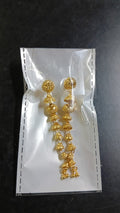 Lady Fancy Gold Ear Long Tops