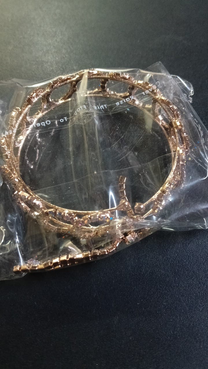 Lady Fancy Wide Diamond Braclet