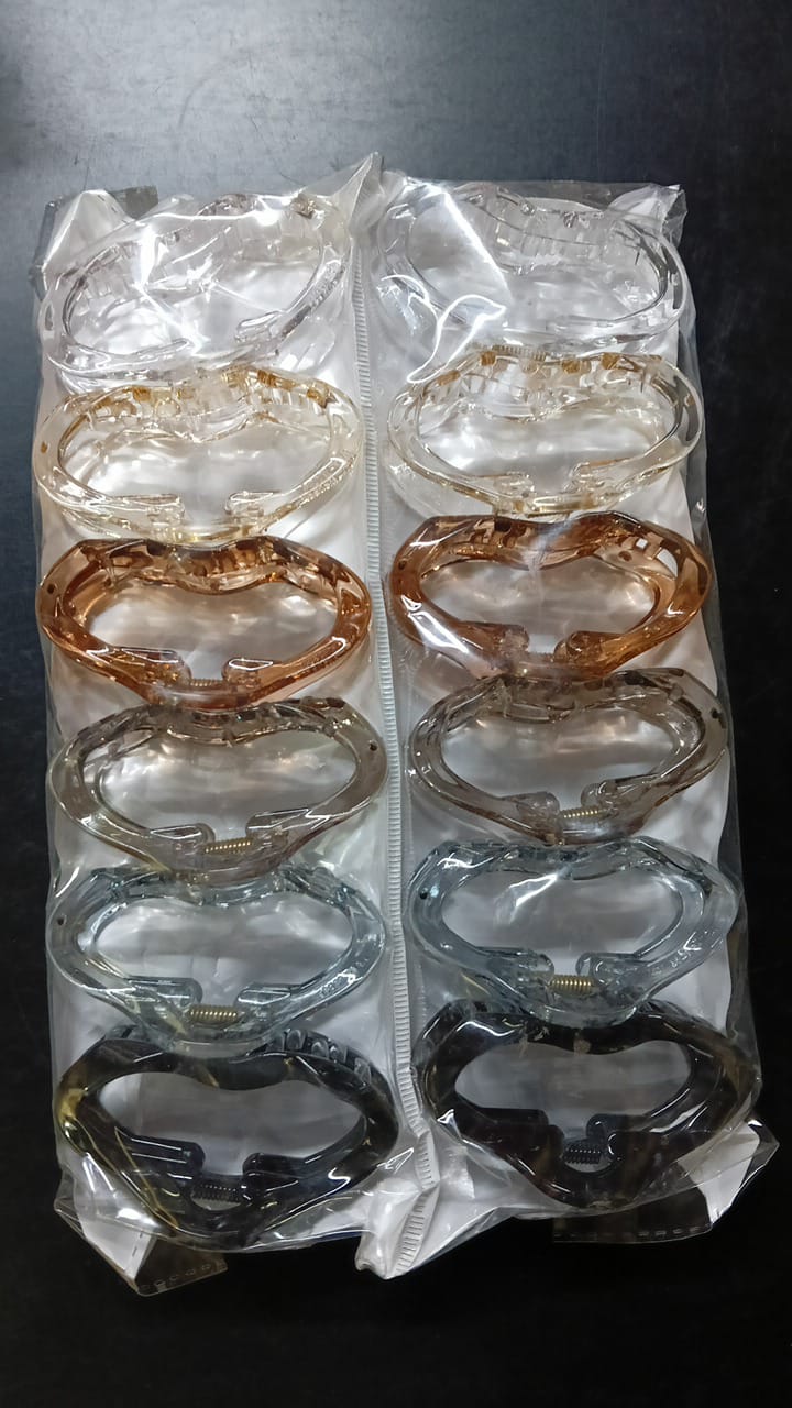 Lady Fancy Fibre Unbreakable Korean Hair Clip-Big Size